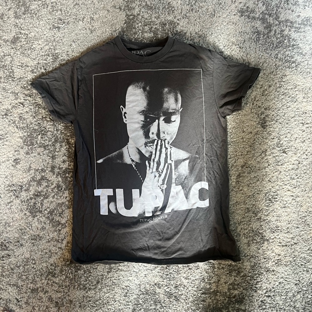Gray Short Sleeve Tupac Tee